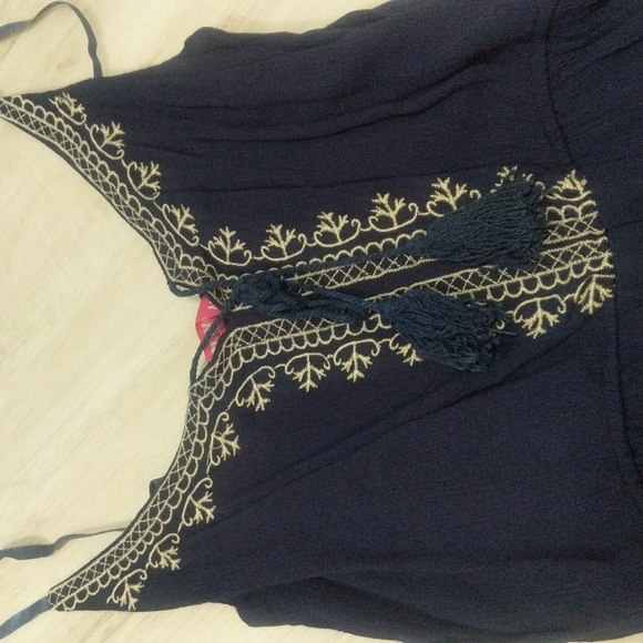 Navy Blue Romper - Size M (runs small) - Picture 3 of 5